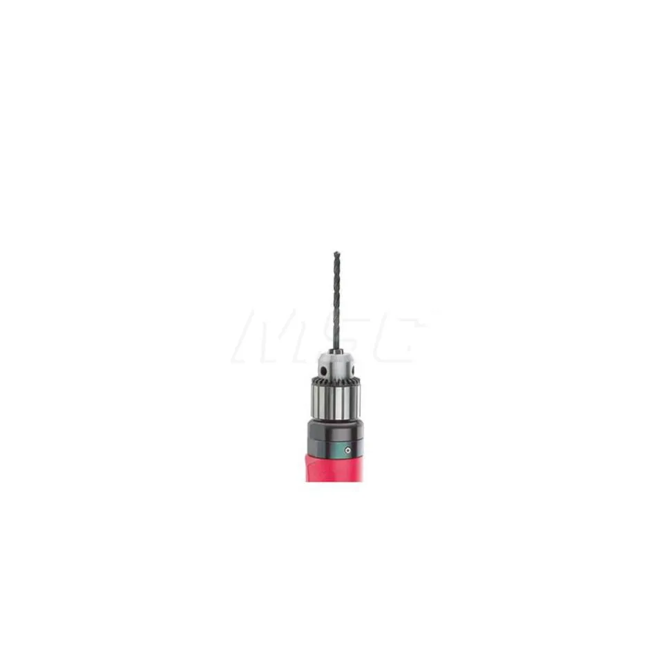 Air Drill: 1/2" Keyed & Keyless Chuck, Non-Reversible