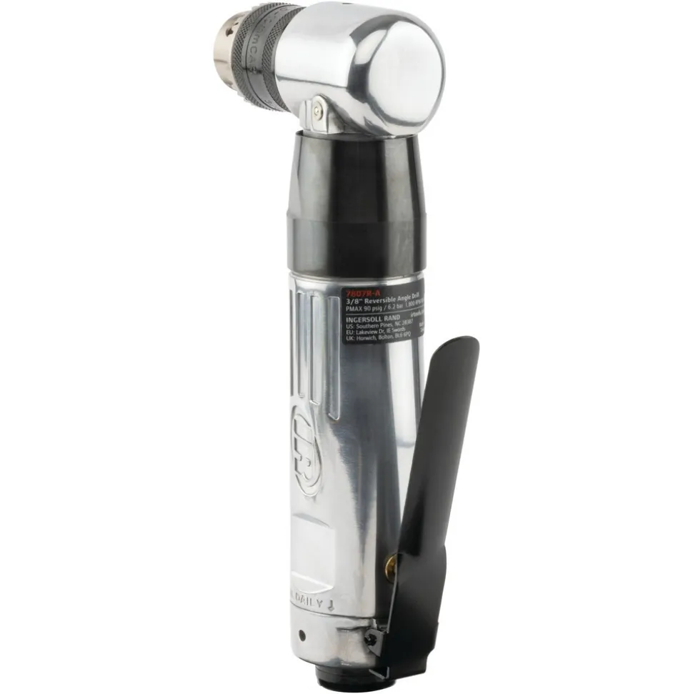 Air Drills: Chuck Size: 3/8 in; Chuck Type: Keyed; Handle Type: Right Angle; Horse Power: 0.33