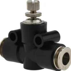 Air Flow Control Valve: In-Line, 1/4" Tube OD