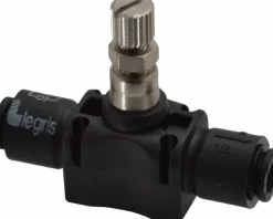 Air Flow Control Valve: In-Line, Tube, 6mm Tube OD, 145 Max psi