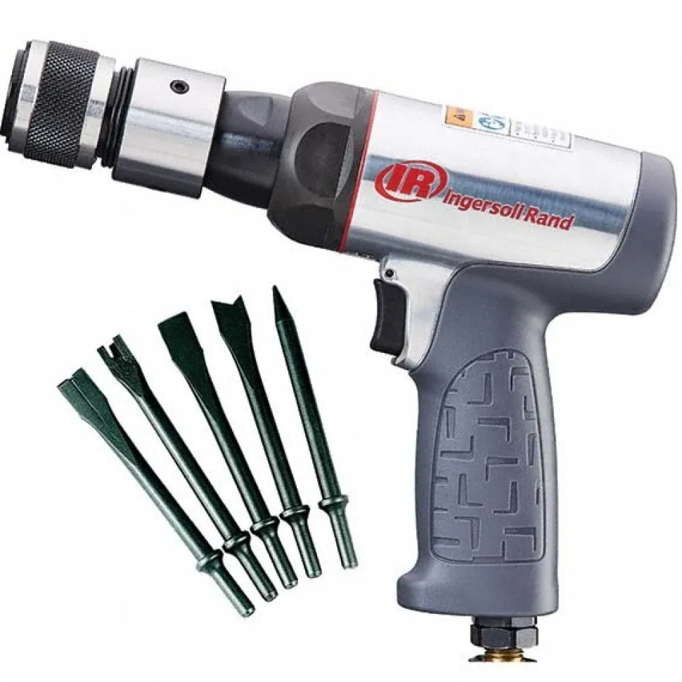 Air Hammer Kit: 7 Pc, 3,530 BPM, 2.6" Stroke Length