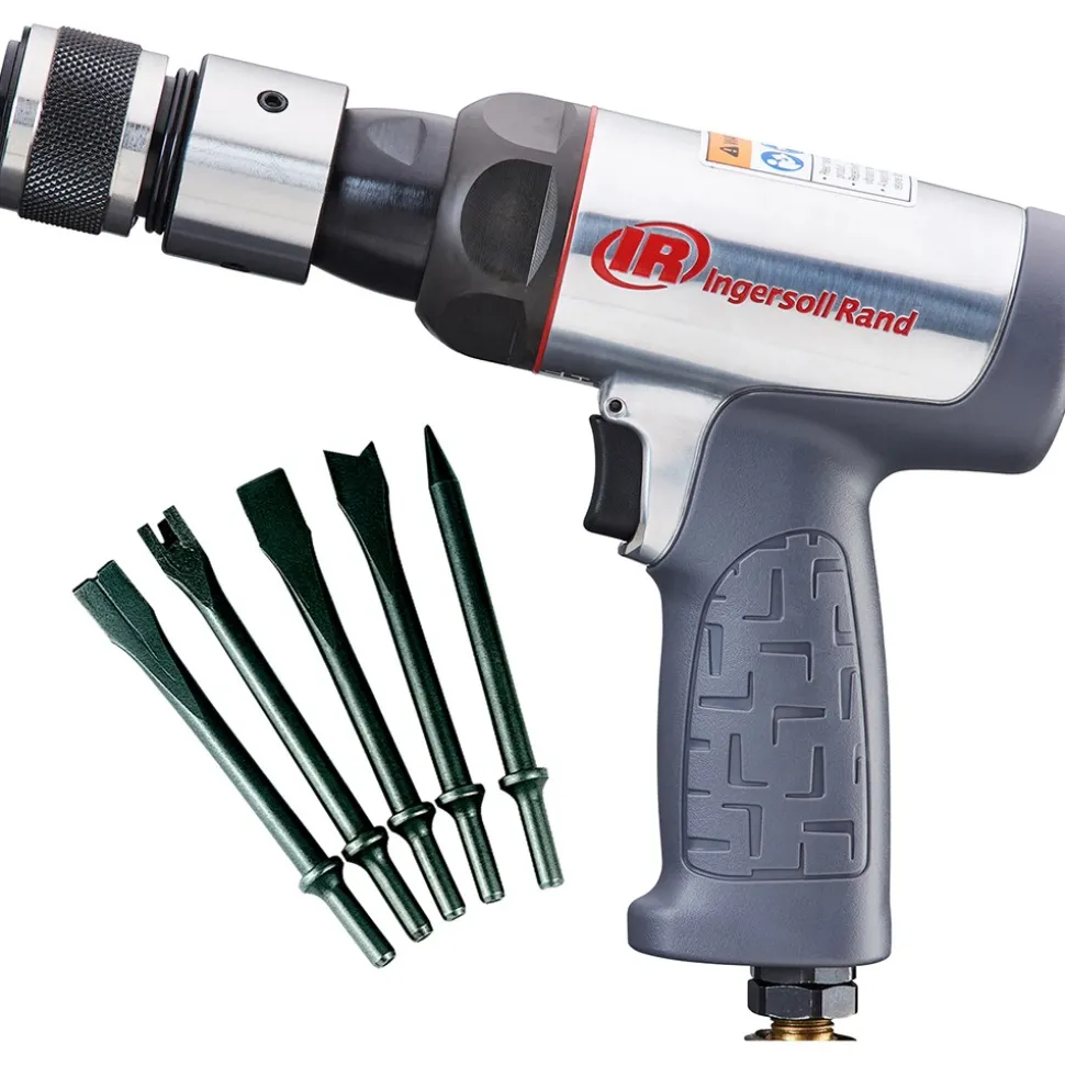Air Hammer Kit: 7 Pc, 3,530 BPM, 2.6" Stroke Length