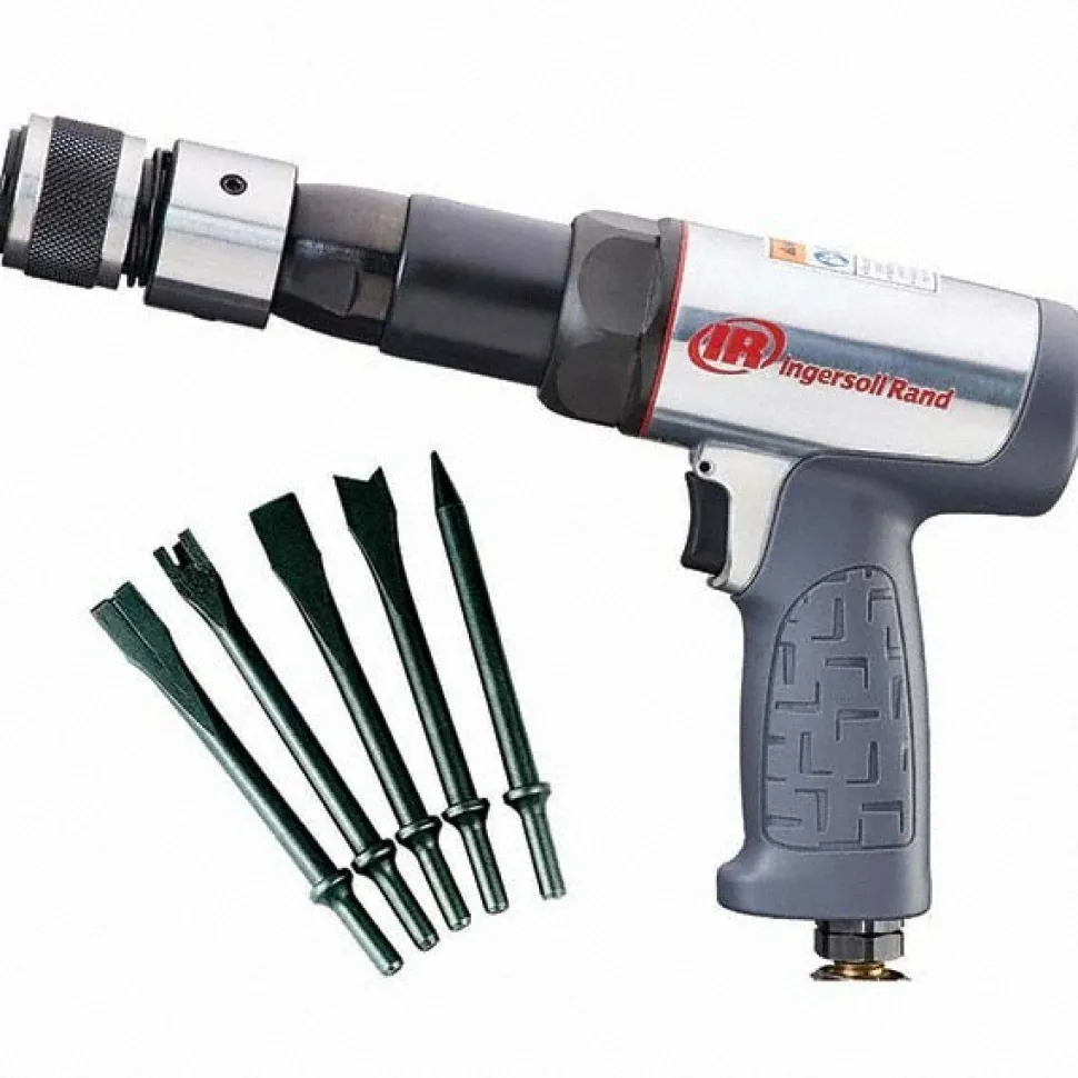 Air Hammer Kit: 7 Pc, 2,530 BPM, 3-1/2" Stroke Length