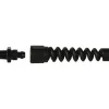Air Hose End Fitting & Bend Restrictor: Black Anodized Aluminum