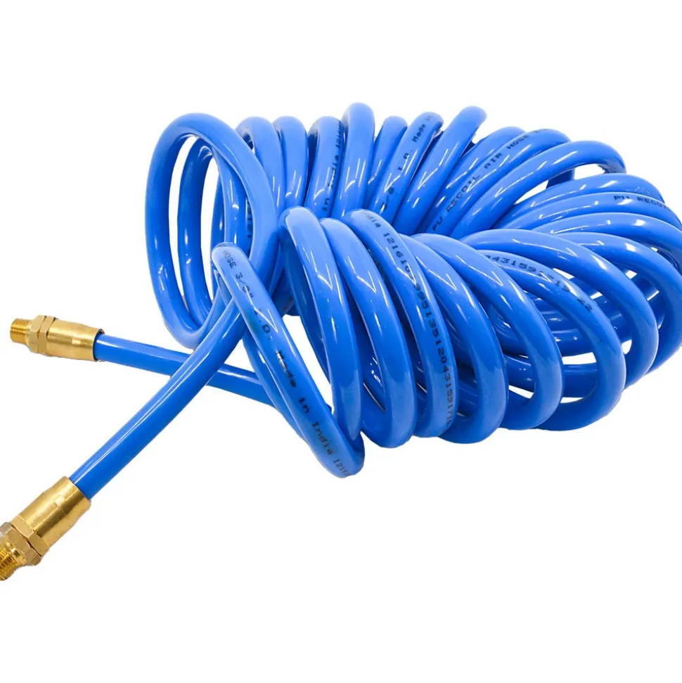 Air & Multi-Purpose Hose: Hose Type: Recoil Hose; Length Ft. (Feet): 25; Inside Diameter (Inch): 3/8