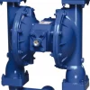 Air Operated Diaphragm Pump: 1-1/2" NPT, Aluminum Housing