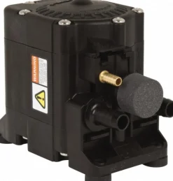 Air Operated Diaphragm Pump: 1/2" NPT, Polypropylene Housing