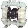 Air Operated Diaphragm Pump: 3/4" NPT, Polypropylene Housing