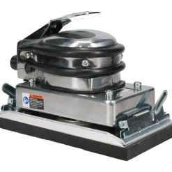 Air Orbital Sander: Rectangular, 3-2/3 x 6-3/8" Pad, 6,500 OPM