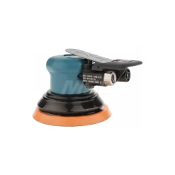 Air Orbital Sander: Round, 5" Pad, 12,000 OPM
