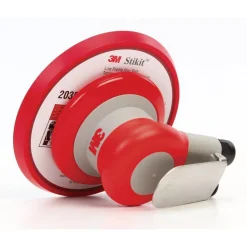Air Orbital Sander: Round, 5" Pad, 12,000 OPM