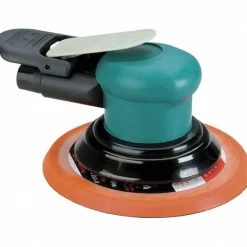 Air Orbital Sander: Round, 6" Pad, 12,000 OPM