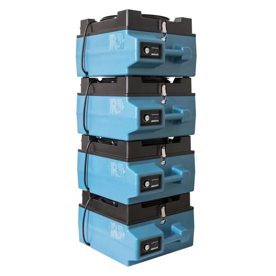 Air PurifierAir Scrubber: 600 CFM, NFR12 Outer Nylon Mesh, NFS16 Nylon Mesh, CF35 1.4” Activated Carbon, HEPA35 1.4” HEPA, NFR12 Outer Nylon Mesh, NFS16 Nylon Mesh, Carbon & HEPA, Blue, 21.6000" High, 12.3000" Wide