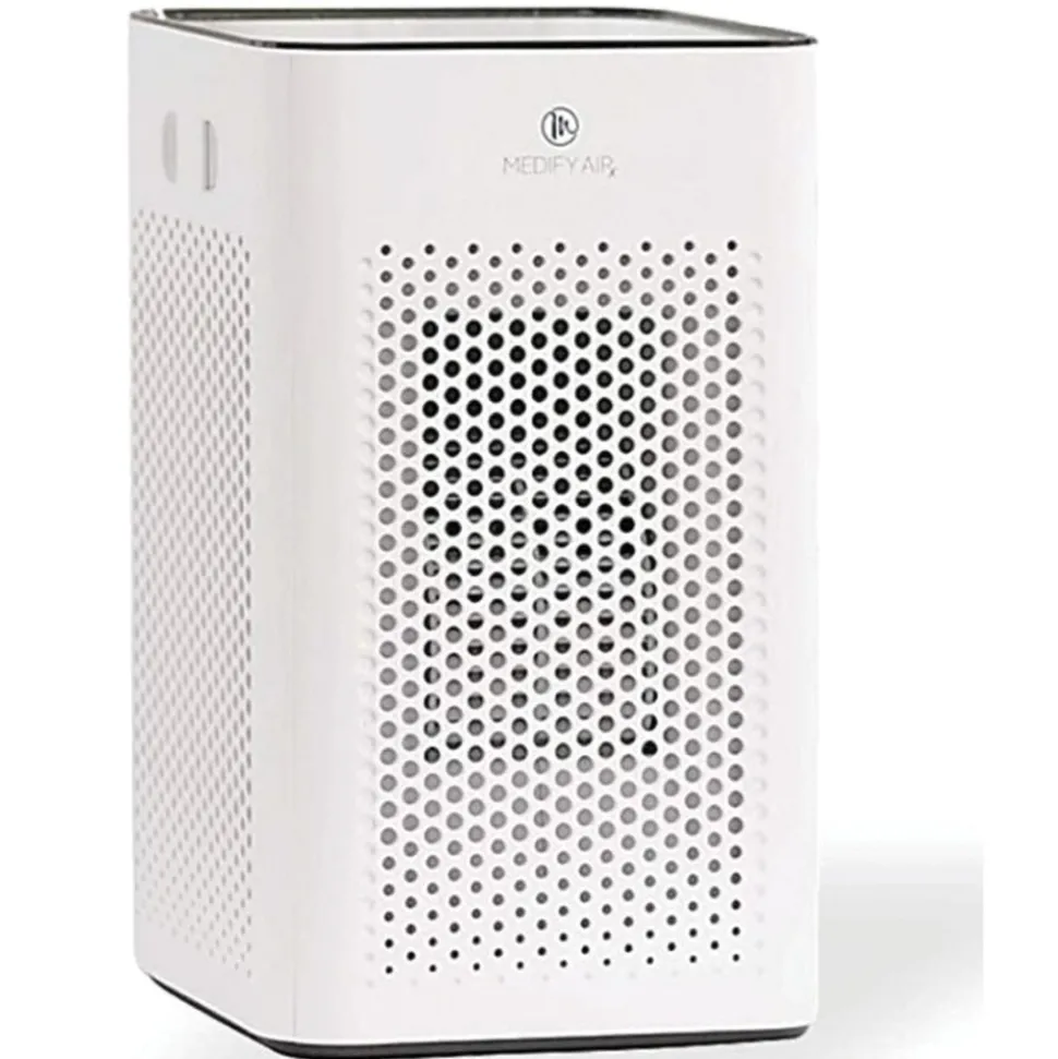 Air Purifier: 135 CFM, H13 HEPA, White, 28.8000" High, 13.0000" Wide