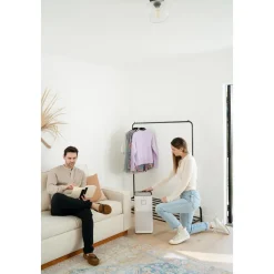 Air Purifier: HEPA & Pre-Filter, White, 24.6000