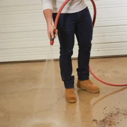 All-Weather Commercial Garden Hose: 3/4" Dia, 100 ft, 3/4" Thread, Red, Vinyl, 400 psi