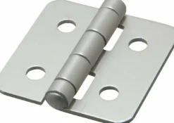 Aluminum Door Hinge: 2" Wide, 0.078" Thick, 4 Mounting Holes