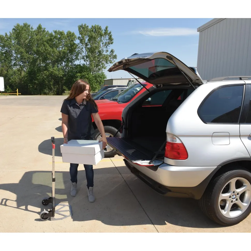 Aluminum Foldaway Hand Truck: 150 Lb. Capacity Silver