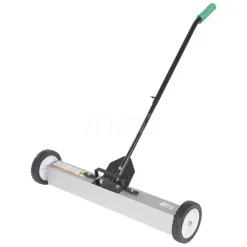 Aluminum Magnetic Sweeper Handle Release: 32 In. x 34-5/8 In. x 31 In. 30 Lb. Capacity Silver