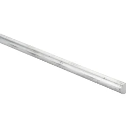 Aluminum Round Rod: 3/8" Dia, 72" Long, Alloy 6061-T6