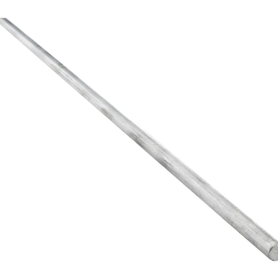 Aluminum Round Rod: 1/4" Dia, 72" Long, Alloy 6061-T6