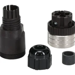4 Amp, Female Straight Field Attachable Connector Sensor and Receptacle