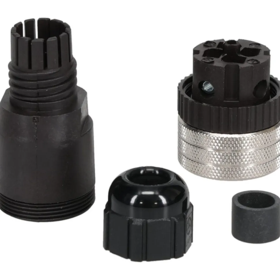 4 Amp, Female Straight Field Attachable Connector Sensor and Receptacle