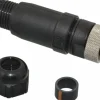 13 Amp, Female Straight Field Attachable Connector Sensor and Receptacle