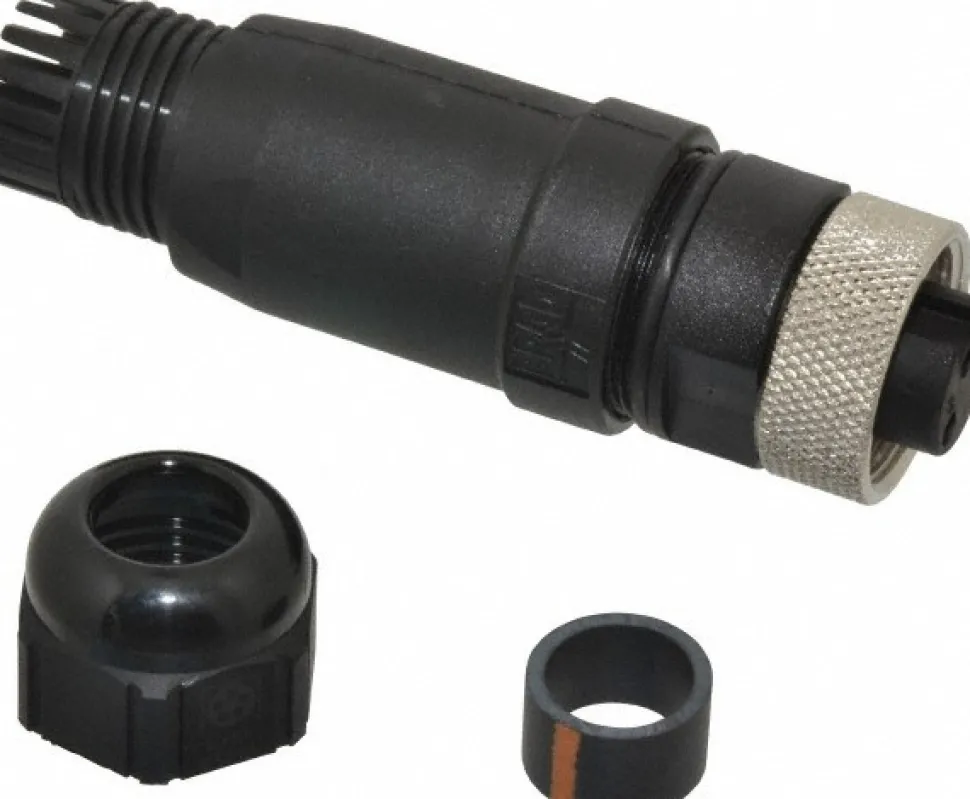 13 Amp, Female Straight Field Attachable Connector Sensor and Receptacle