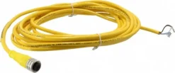 4 Amp, M12 Female Straight to Pigtail Cordset Sensor and Receptacle