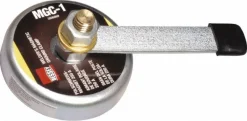250 Amps Grounding Capacity, 3-1/2" Dia, 2" High, 55 Lb Max Pull Force, Magnetic Welding & Fabrication Ground Clamp
