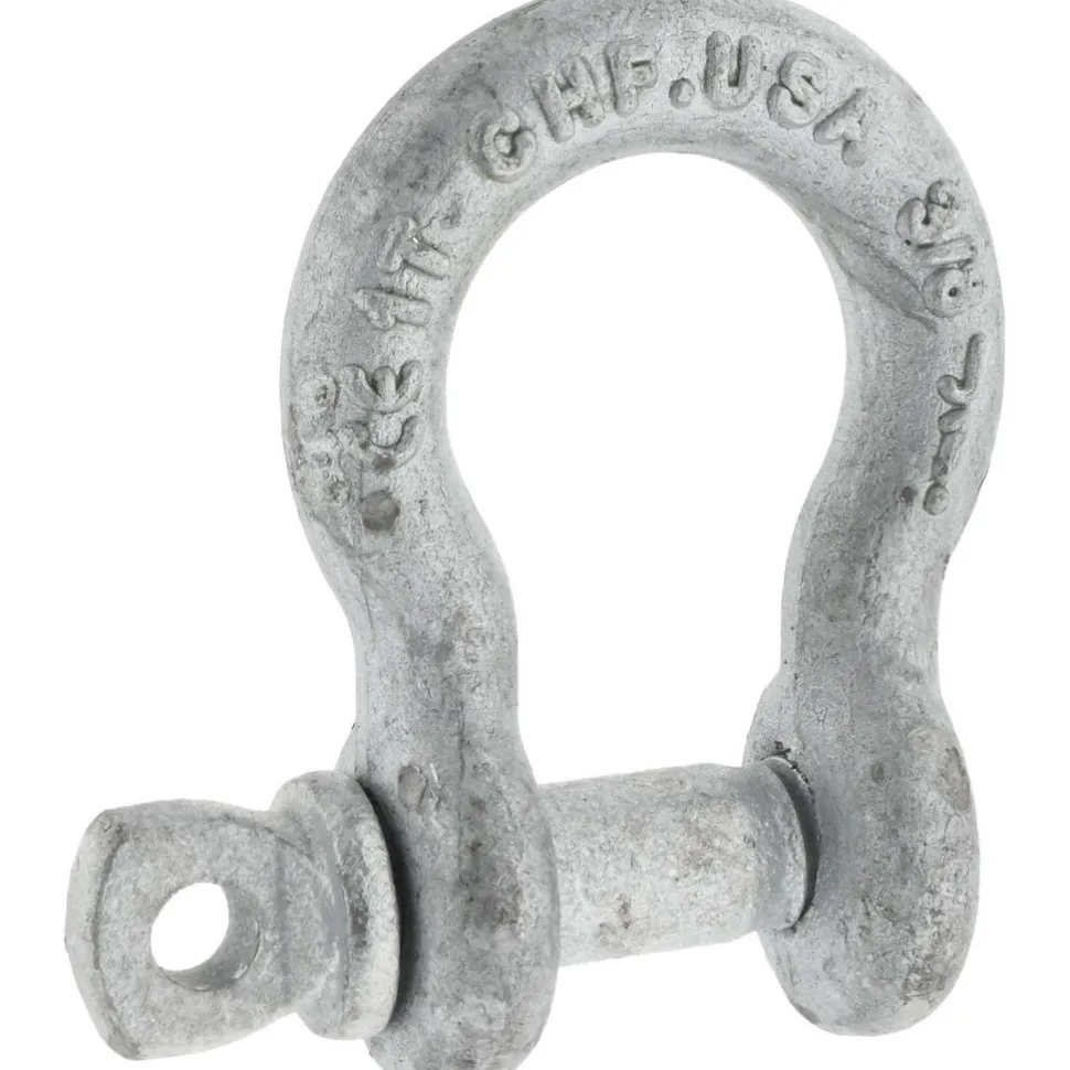 Anchor Shackle: Screw Pin, 2000 Working Load Limit