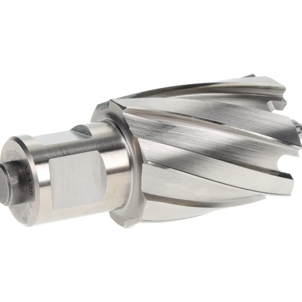 Annular Cutter: 1-1/8" Dia, 1" Depth of Cut, High Speed Steel