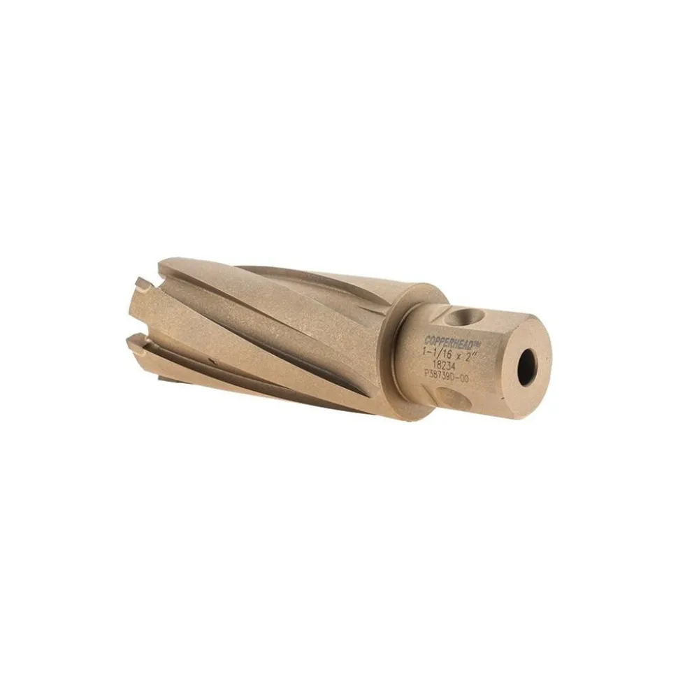 Annular Cutter: 1-1/16" Dia, 2" Depth of Cut, Carbide Tipped