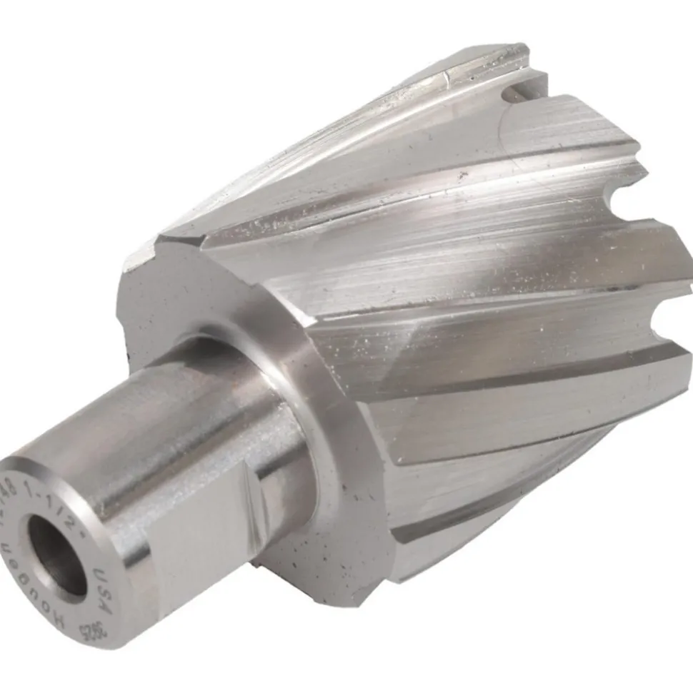 Annular Cutter: 1-1/2" Dia, 1" Depth of Cut, High Speed Steel