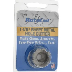 Annular Cutter: 1-1/8" Dia, 1/2" Depth of Cut, High Speed Steel