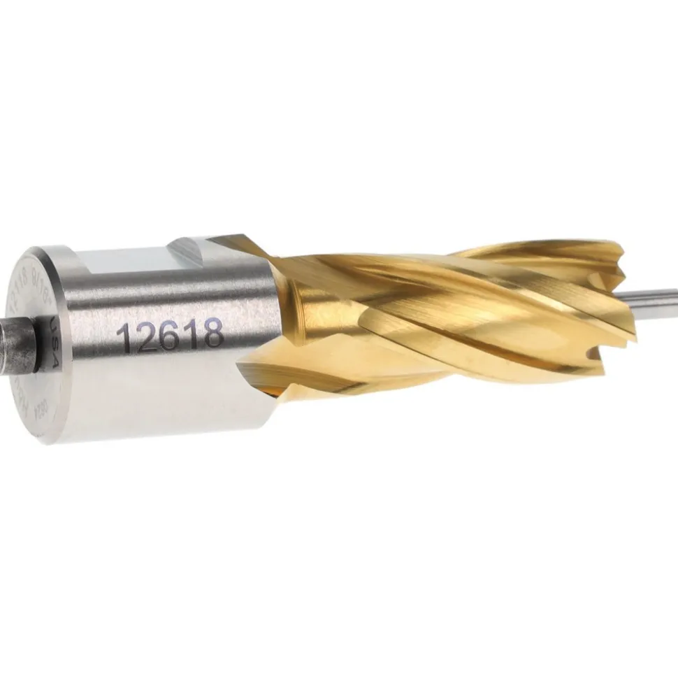 Annular Cutter: 9/16" Dia, 1" Depth of Cut, High Speed Steel