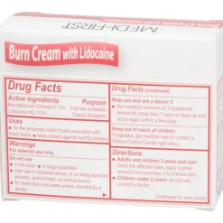 Antiseptics, Ointments & Creams: Product Type: Burn Relief; Form: Cream; Container Type: Box