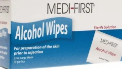 Antiseptics, Ointments & Creams: Product Type: Wound Care; Form: Wipe; Container Type: Box