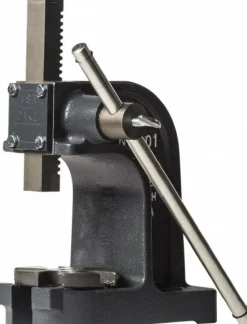Arbor Press: 1" Ram, 3-1/2" Throat Depth, 1 Ton Pressure, 4-1/2" Max Work Height
