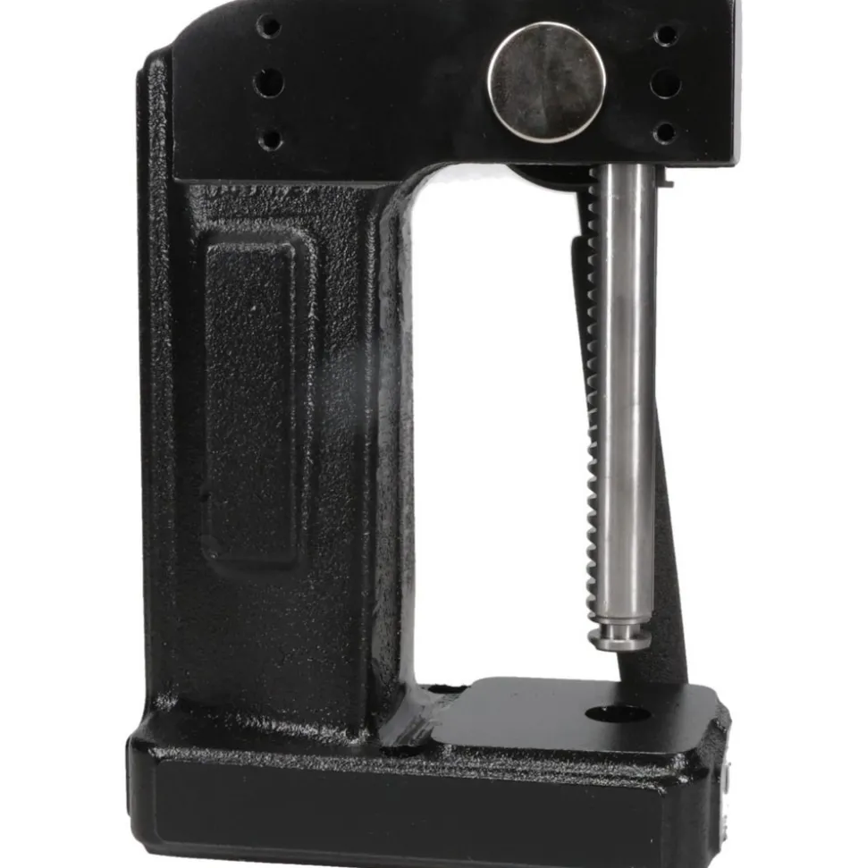 Arbor Press: 5/8" Ram, 1-3/4" Throat Depth, 1/2 Ton Pressure, 6" Stroke, 5" Max Work Height
