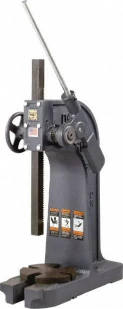 Arbor Press: 1-1/2" Ram, 3 Ton Pressure