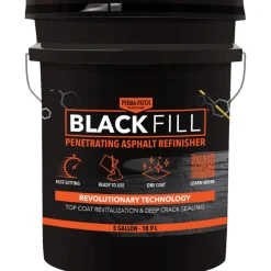 Asphalt Repair Compounds: Product Type: Asphalt Patch; Color: Black; Container Size: 5 gal; Container Type: Pail
