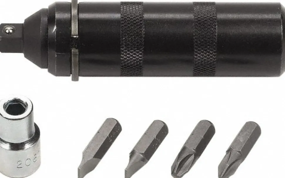 Automotive Brake Tool Sets: Contents: Impact Driver Phillips #2 #3 Slotted 6 & 8 and 8 & 10; UL Fire Rating: SAE Impact Driver Set; Number Of Pieces: 6; Number Of Pieces: 6; Minimum Order Quantity: 1.000