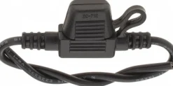 Automotive Fuse Holders: Fuse Type: Midget; Max Amperage: 20A; Color: Black