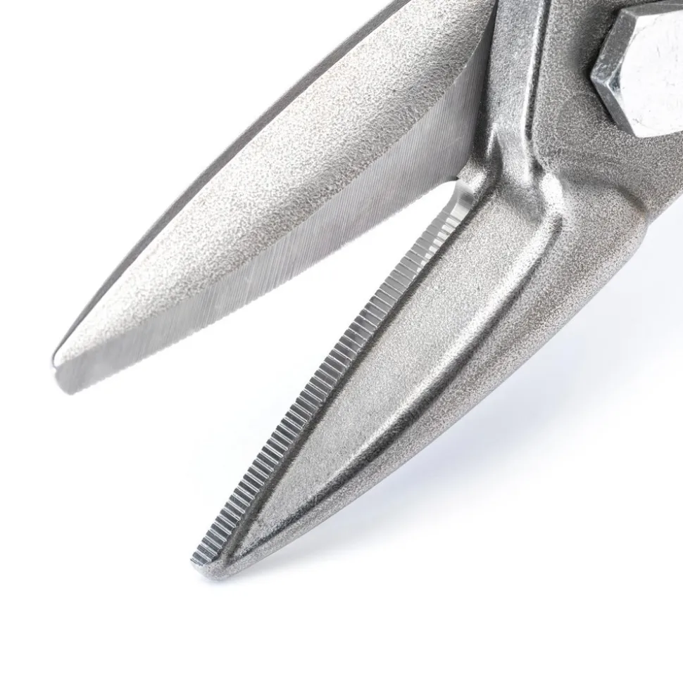 Aviation Snips: 9-3/4" OAL, 1-3/8" LOC, Jaw: Molybdenum Steel Blades
