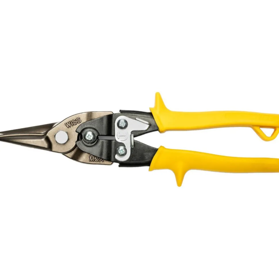 Aviation Snips: 9-3/4" OAL, 1-3/8" LOC, Jaw: Molybdenum Steel Blades