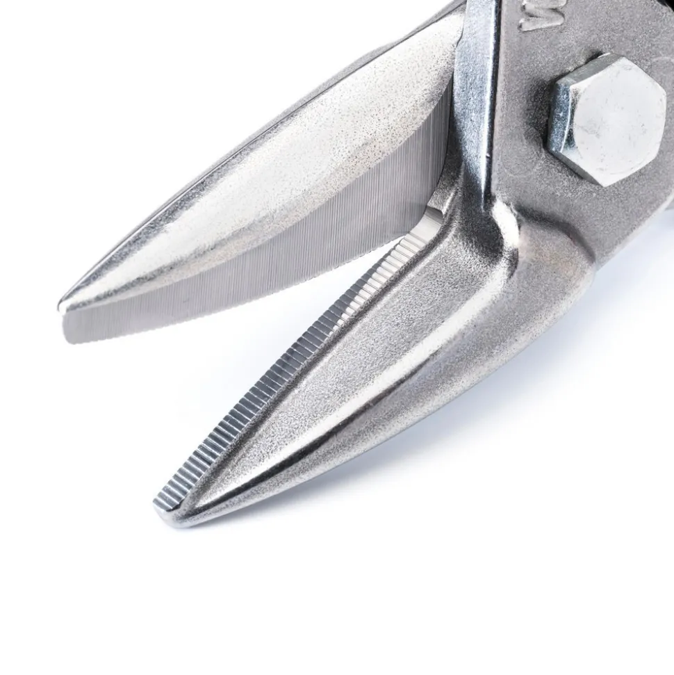 Aviation Snips: 9-3/4" OAL, 1-3/8" LOC, Jaw: Molybdenum Steel Blades