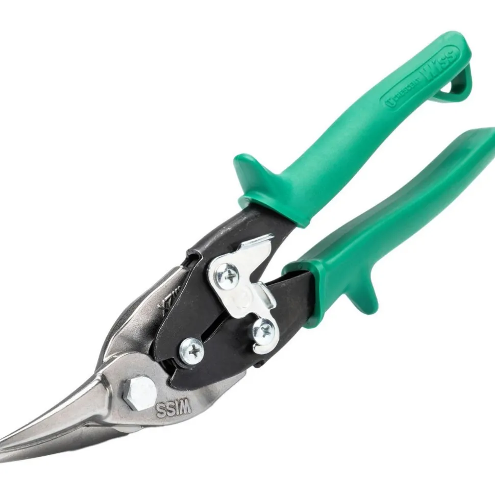 Aviation Snips: 9-3/4" OAL, 1-3/8" LOC, Jaw: Molybdenum Steel Blades