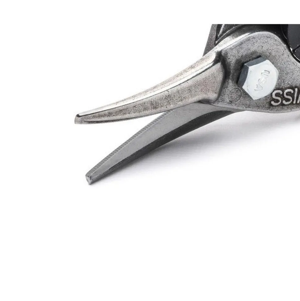 Aviation Snips: 9-3/4" OAL, 1-3/8" LOC, Jaw: Molybdenum Steel Blades